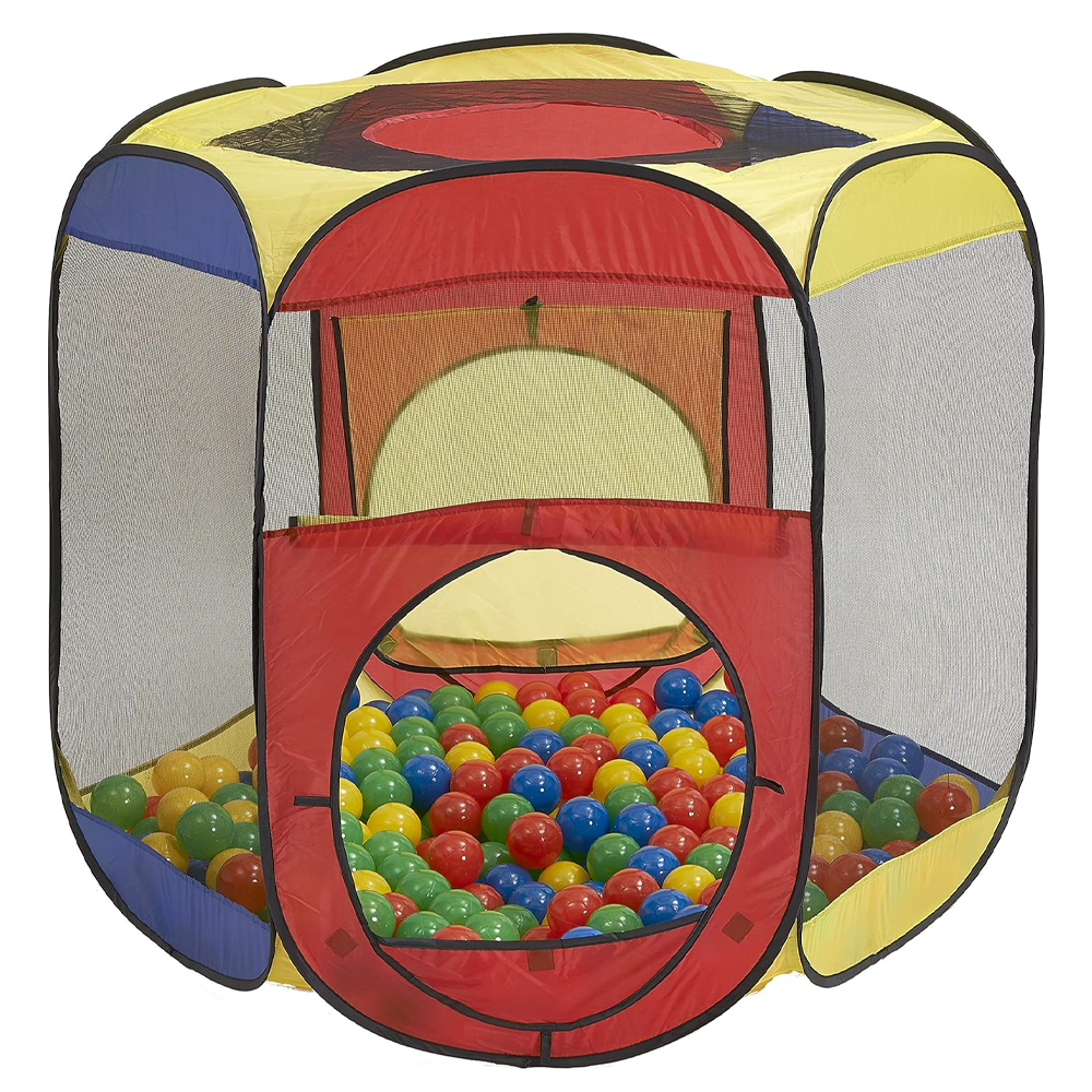ball pit tent Magic Ball Pit Tent with 50 Balls for Kids Girls and Boys – Jollyza Toys