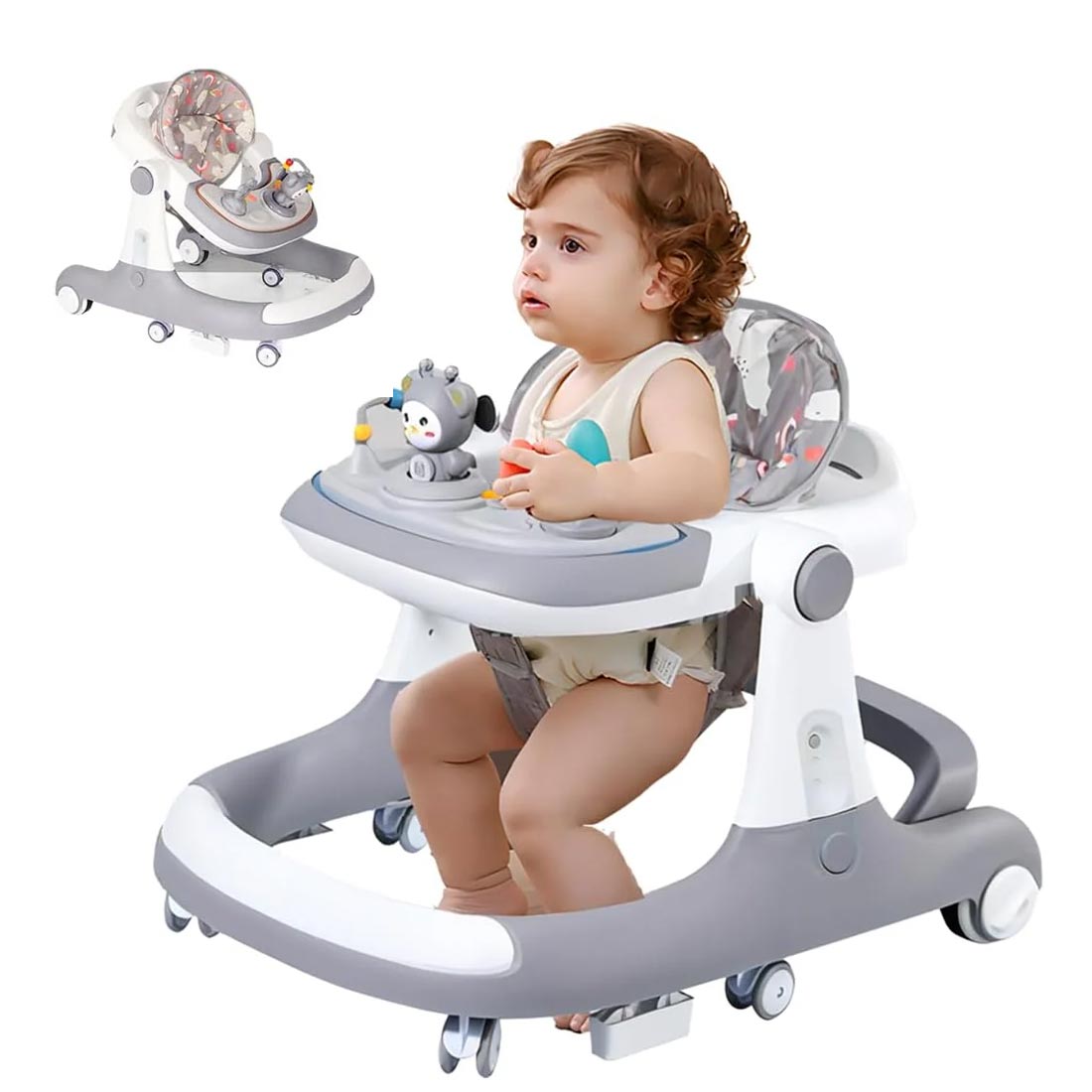 Baby walker adjustable on sale