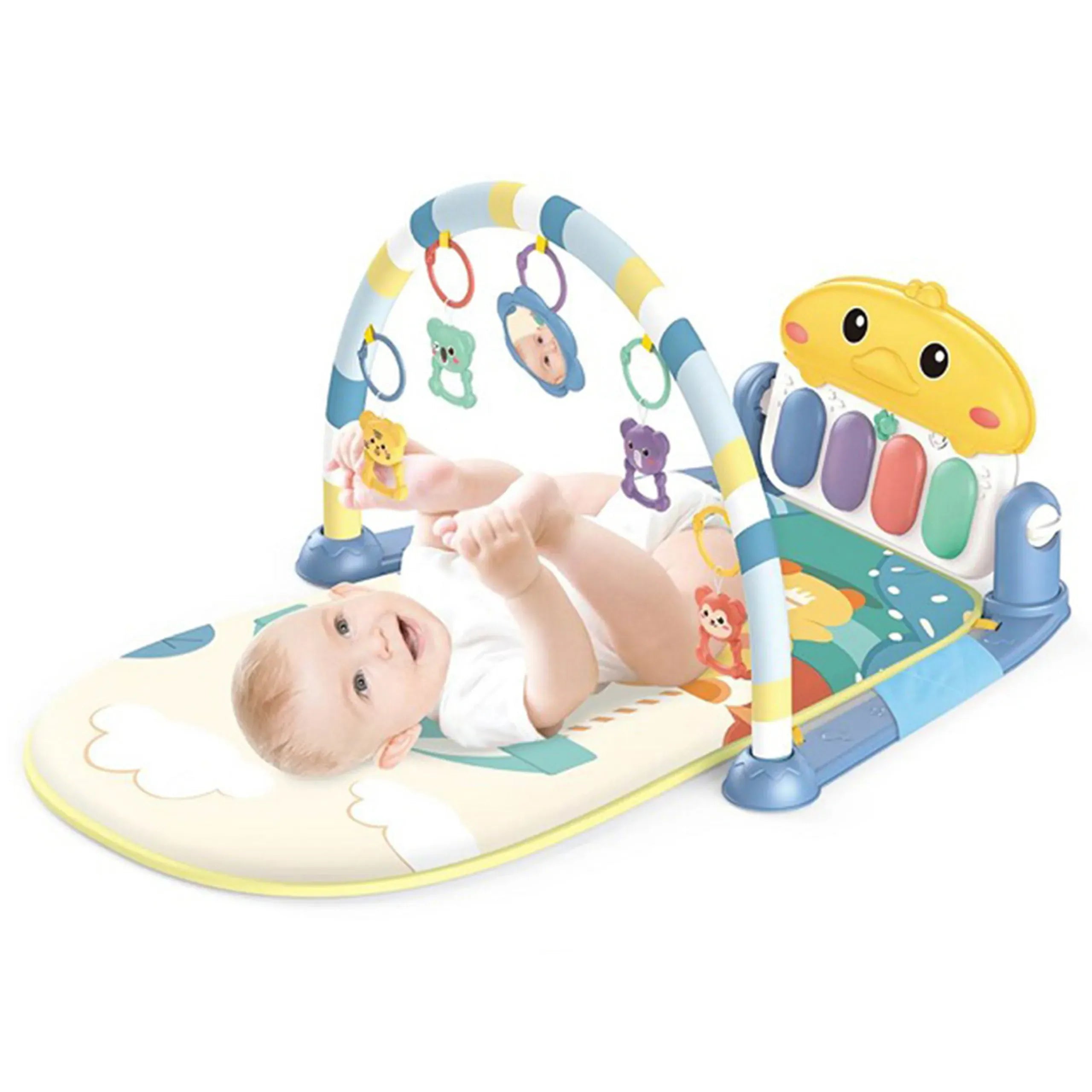 2-in-1 Baby Activity Play Mat & Cradle Soft, Safe & Adjustable Design