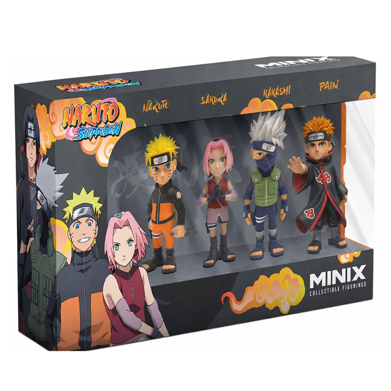 4 PACK 7 CM: Naruto six path sage, Kakashi, Itachi, Sakura