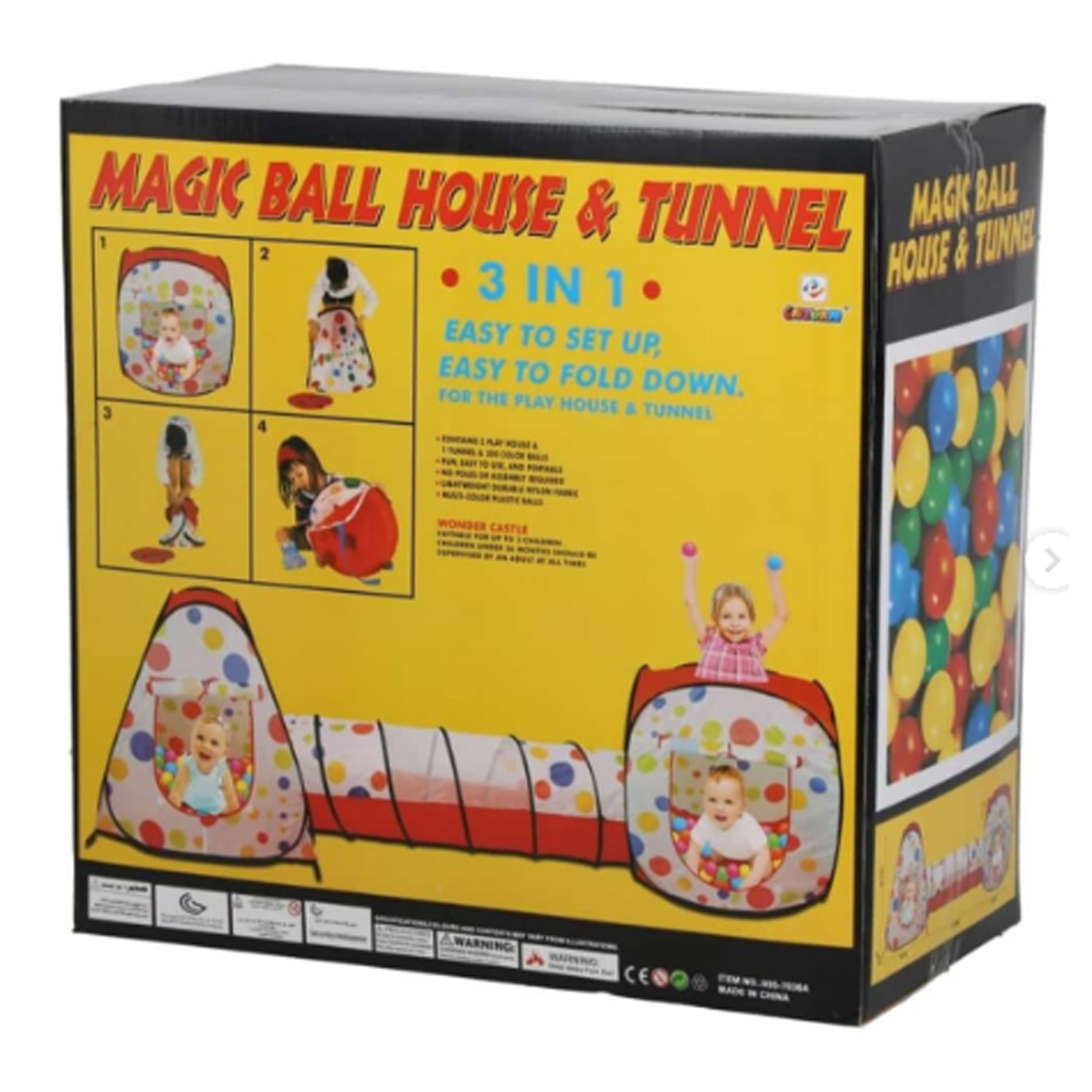 Original Kids Magic Ball House Play Tent with 100 Balls