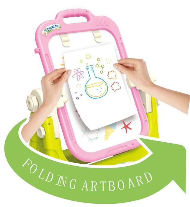 5-in-1 Educational Board with Chair, Multifunctional Accessories