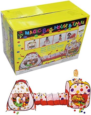 Original Kids Magic Ball House Play Tent with 100 Balls