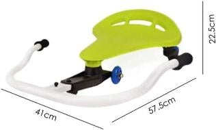سكوتر سوير للركوب واللعب في الهواء الطلق (عجلات من البولي يوريثان، مقود قابل للتعديل، مقعد بلاستيكي فائق المتانة)