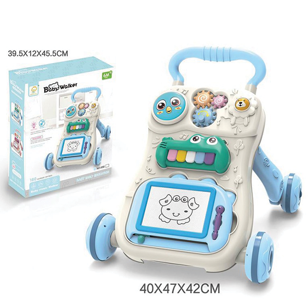 3-in-1 Musical Walker Learn, Play & Grow