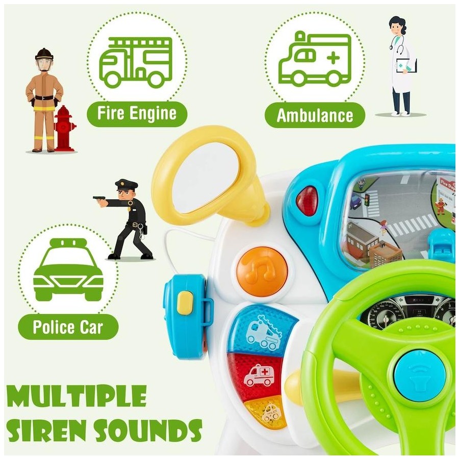 Kids Ride-On Driver Toy Car Simulation with Lights & Sounds 3 Years +