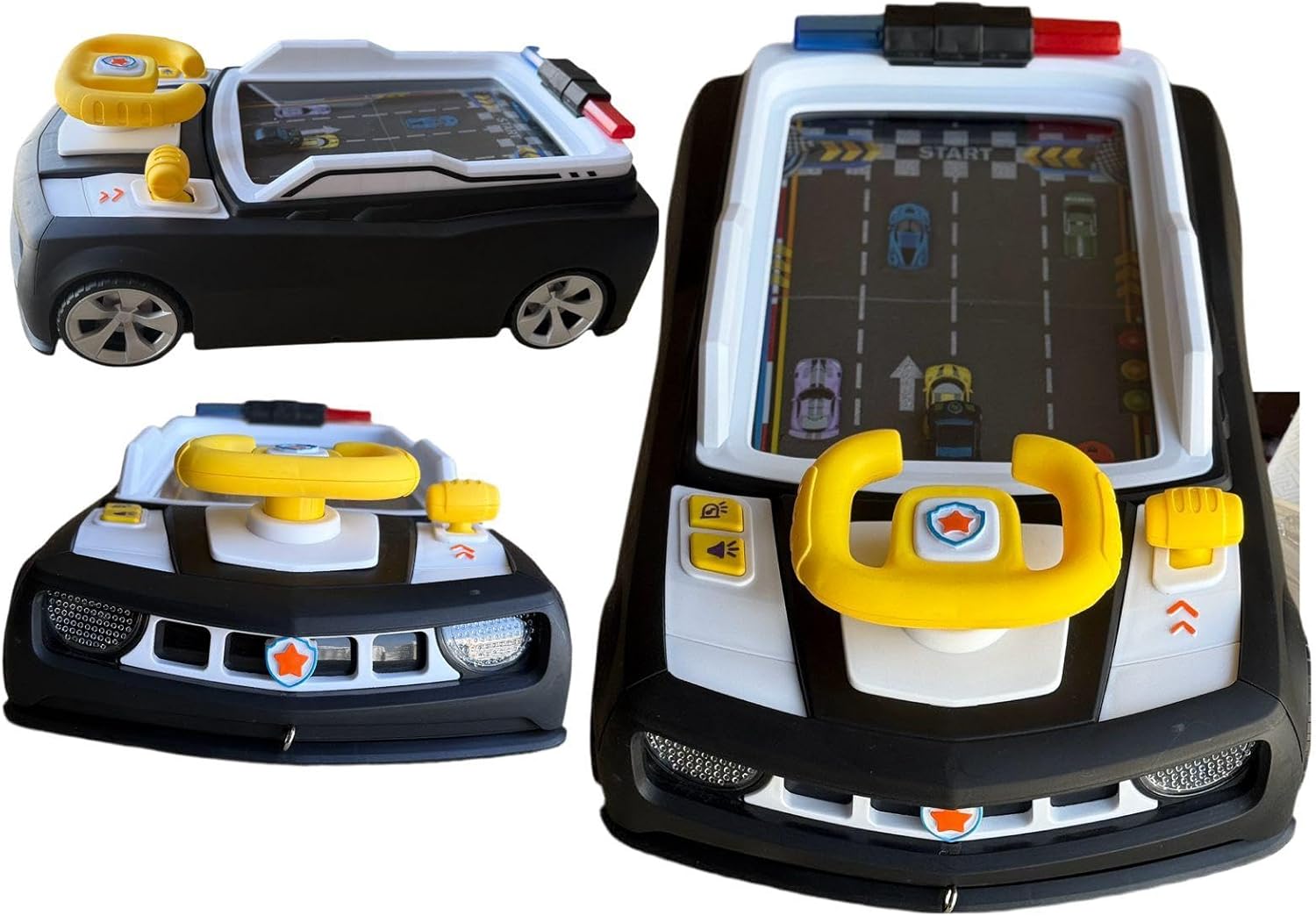 Car Racing Adventure Simulated Driving Game with Sounds Musical Steering Wheel Racing Car