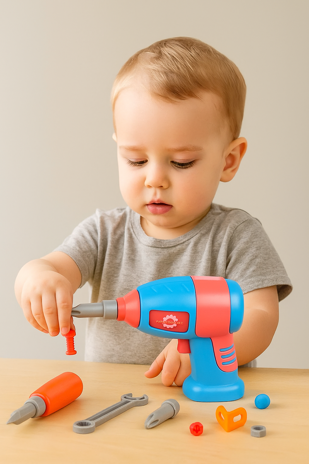 Drill Toy Set Battery Operated for Kids Ages 3–8 Perfect Gift Idea for baby girl and boy
