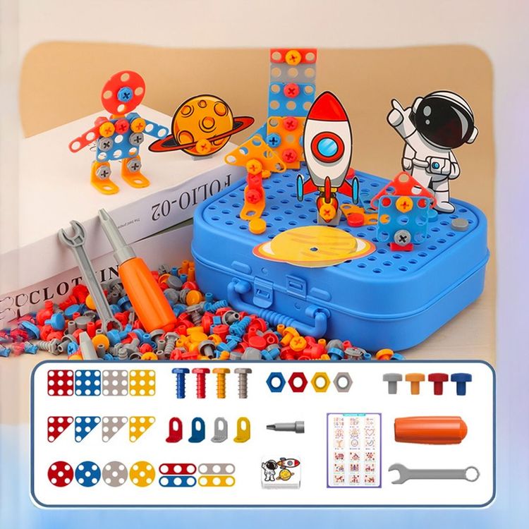 Ensemble de perceuses à piles pour enfants de 3 à 8 ans. Idée cadeau parfaite pour bébé fille et garçon.