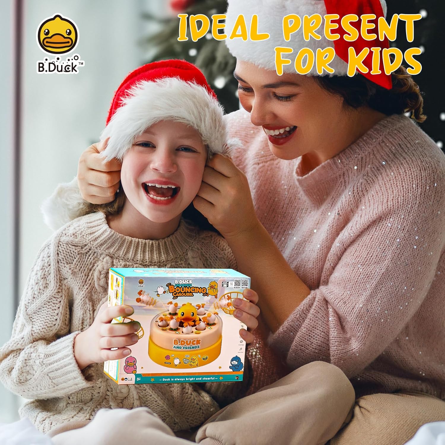 Duck Bounce & Catch Game Fun Board Game للأطفال الذين تتراوح أعمارهم بين 3-8