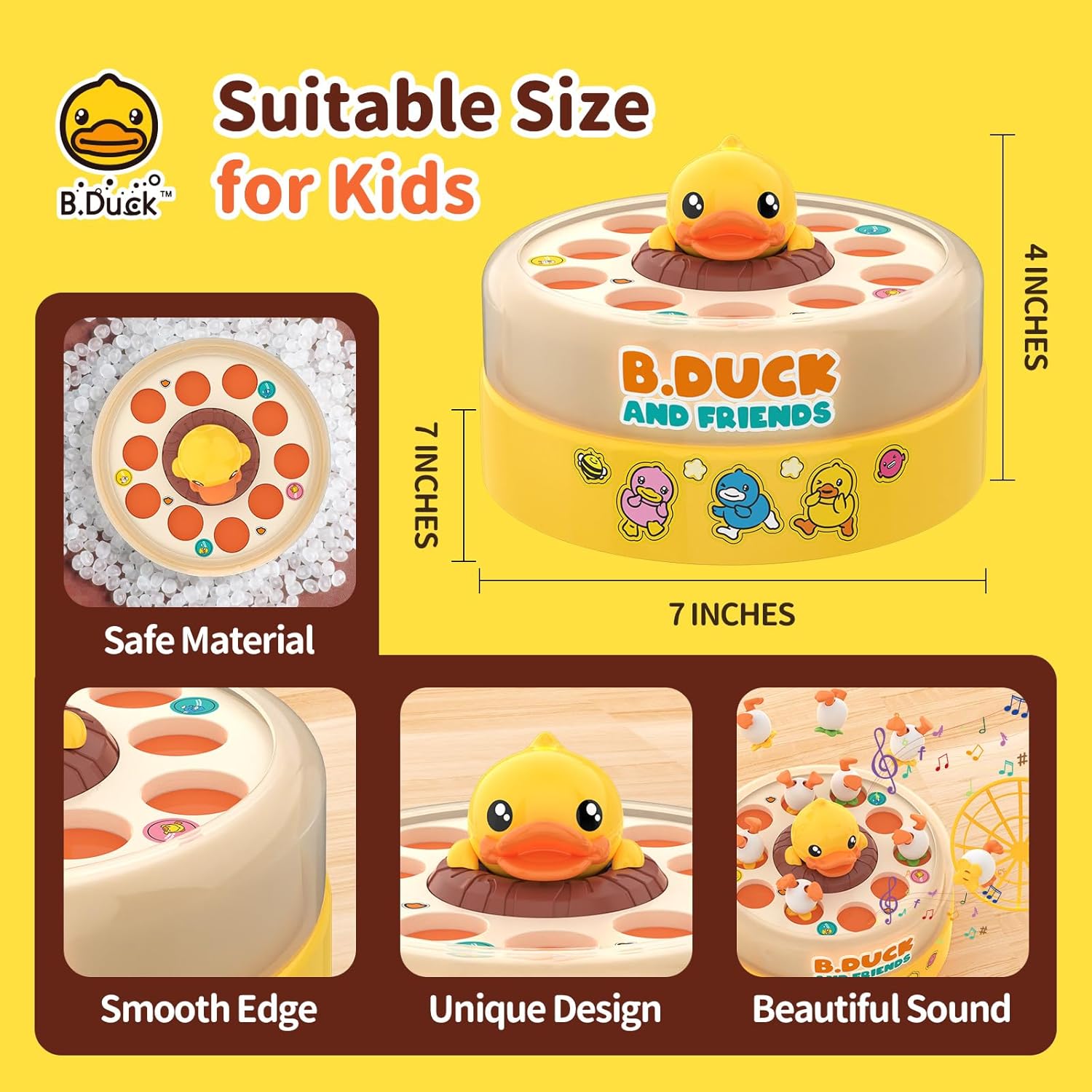 Duck Bounce & Catch Game Fun Board Game للأطفال الذين تتراوح أعمارهم بين 3-8
