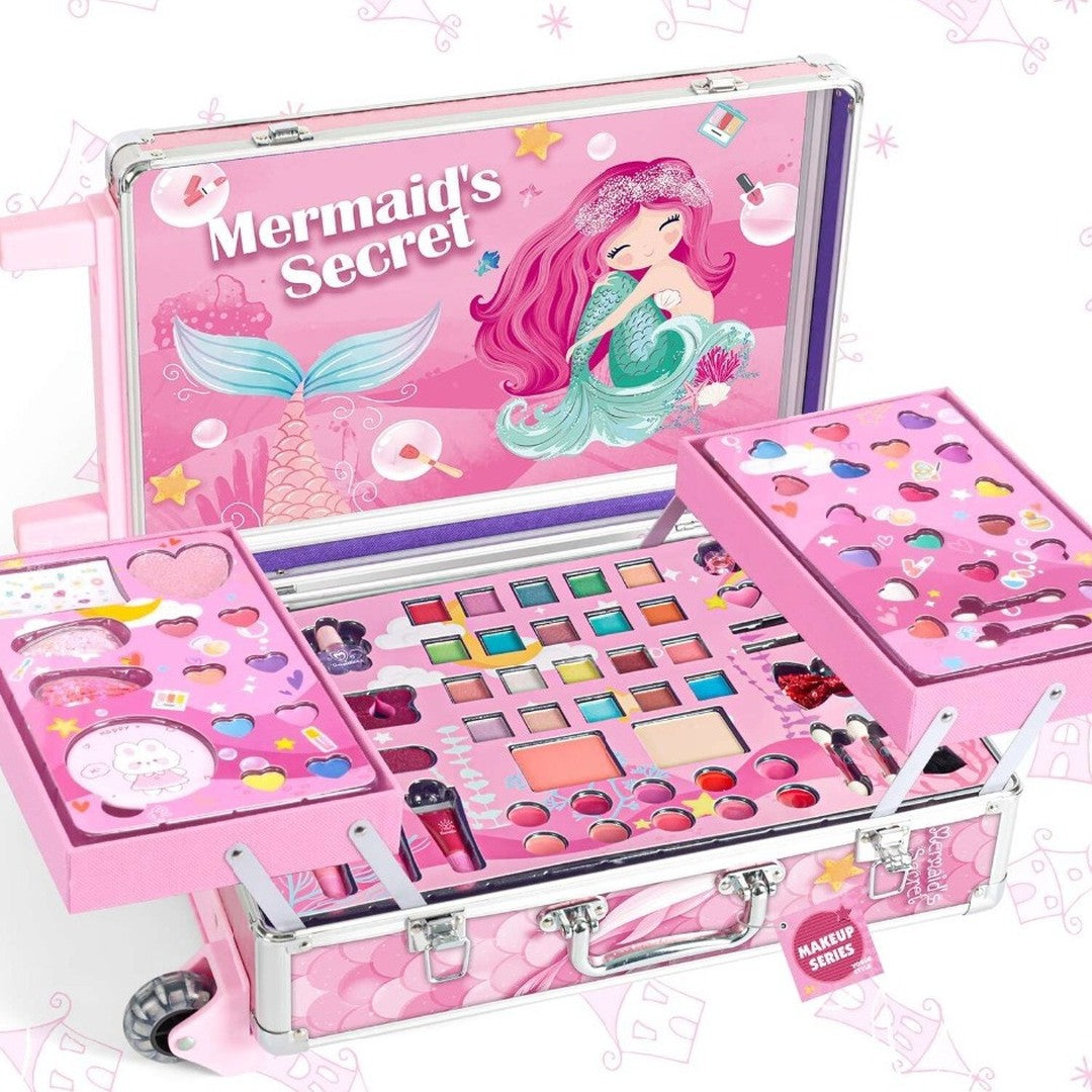 Jollyza Girls Rolling Makeup Artist Set Best Gift