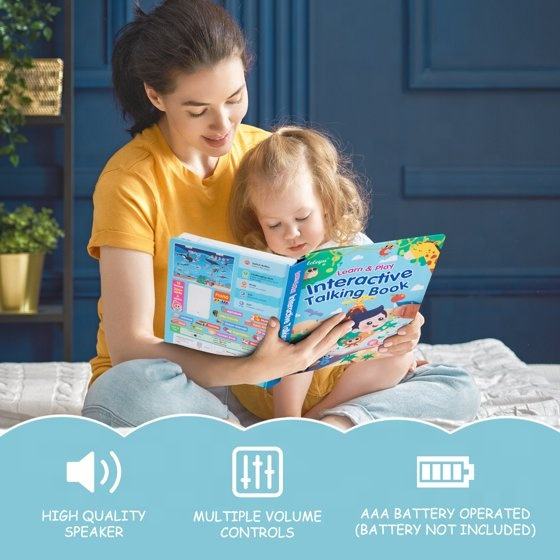 Interactive Sound Books for Kids Fun Learning & Play Early Education