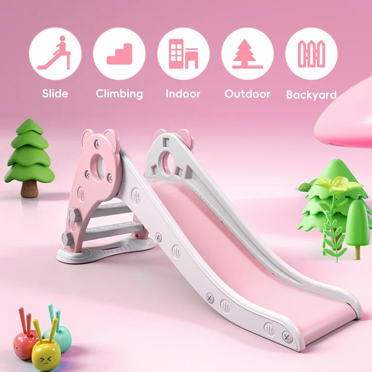 Indoor Slide and Climbing Toy for Toddlers (Ages 1–5)