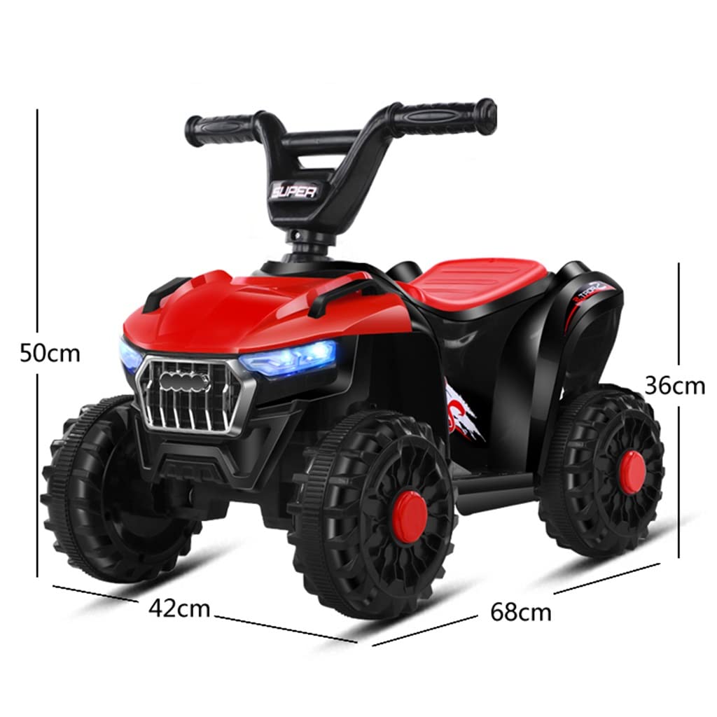 Kids Electric 4-WHEELER ATV Ride-On 6V Batterycly للدراجة النارية للأعمار من 1 إلى 8 مع الموسيقى