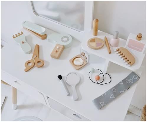 Kids' Dresser Table & Chair with Accessories
