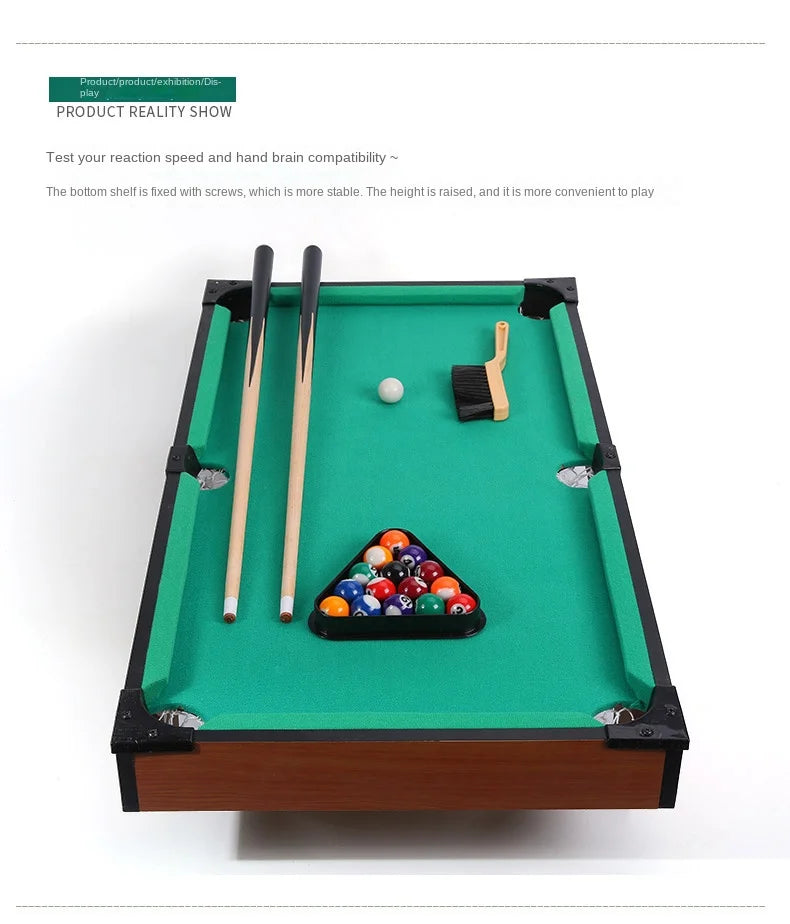 Kids small billiard table home large puzzle billiard table