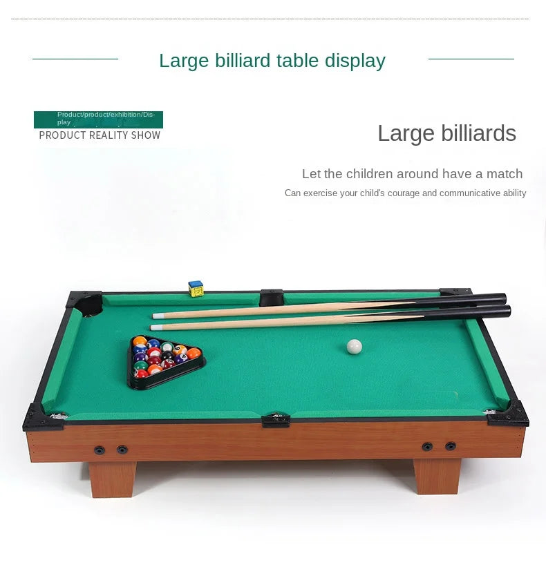 Kids small billiard table home large puzzle billiard table