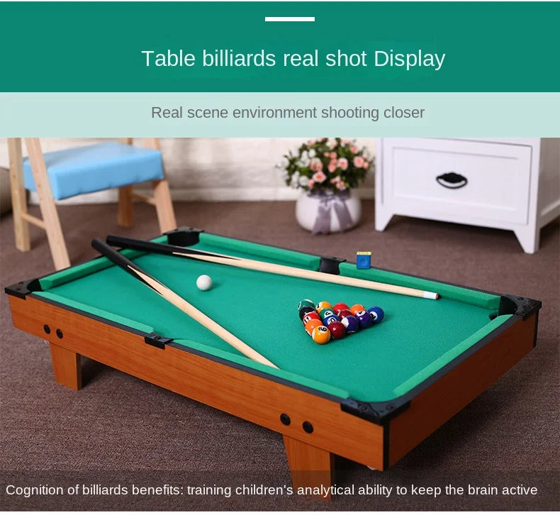 Kids small billiard table home large puzzle billiard table