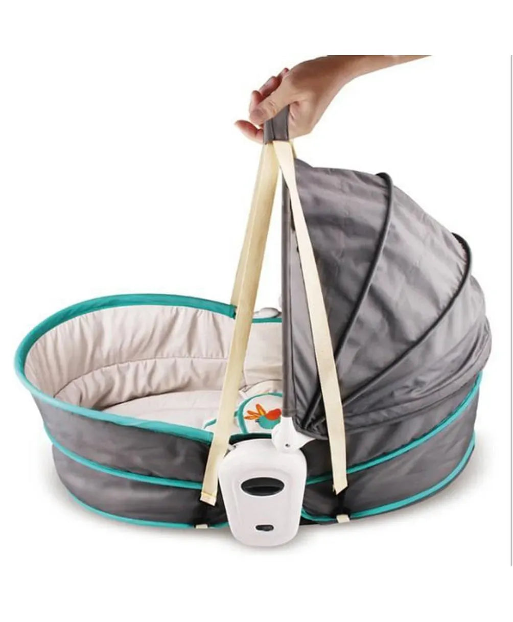 Little Angel 5-in-1 Baby Rocker Bassinet with Music & Auto Swing