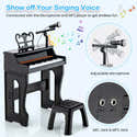 Piano Jouet Mixeur DJ Pour Enfants - Avec Microphone, Lumières, Sons - Alimentation USB, Portable - Apprentissage Musical 3 Ans Et Plus - 3