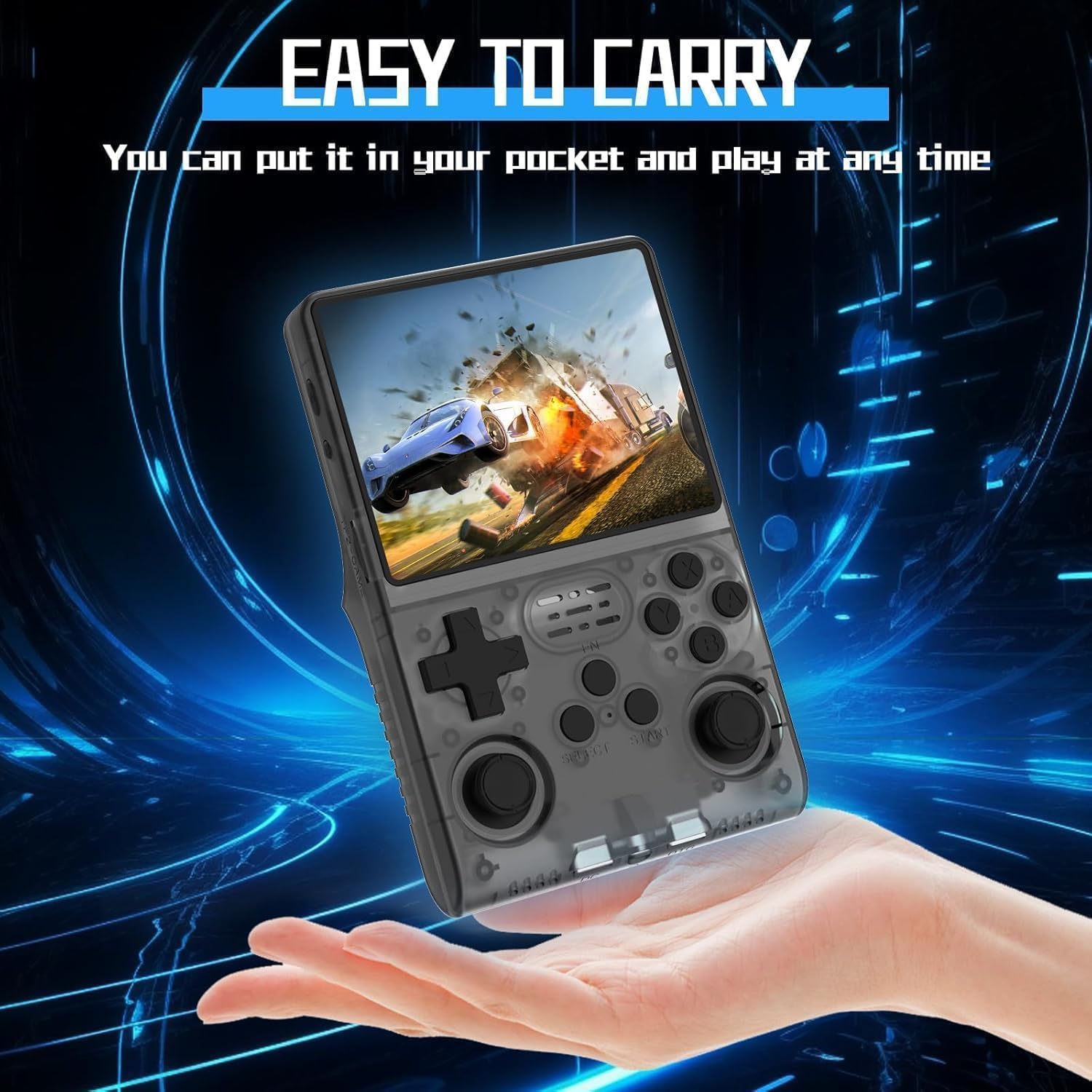 40,000+ R36S Retro Handheld Game Console, 128GB Retro Gaming Console with 30+ Mainstream Emulators
