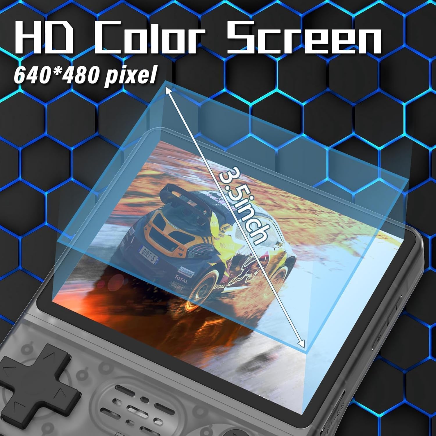 40,000+ R36S Retro Handheld Game Console, 128GB Retro Gaming Console with 30+ Mainstream Emulators