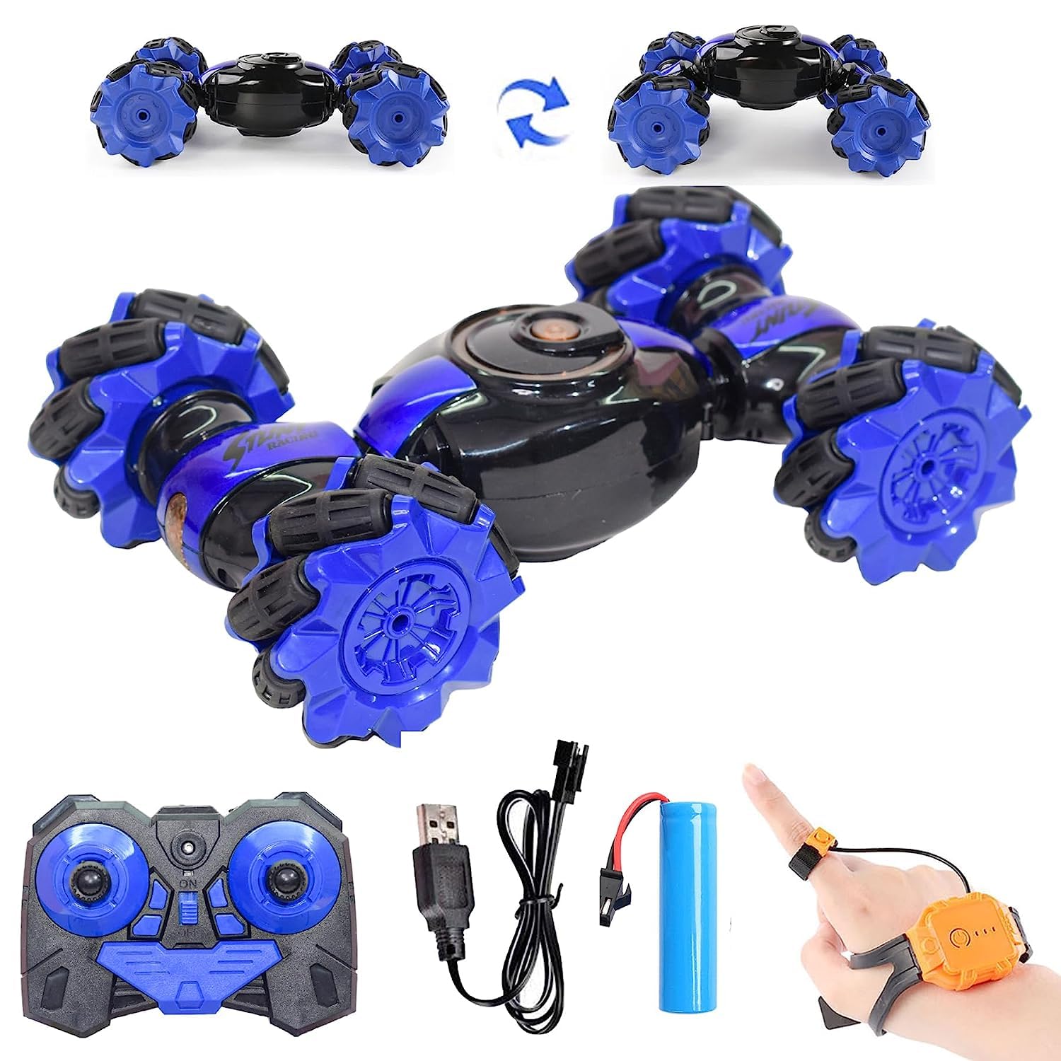 سيارة تحكم عن بعد للحركات البهلوانية والانجراف والتحكم بالإيماءات