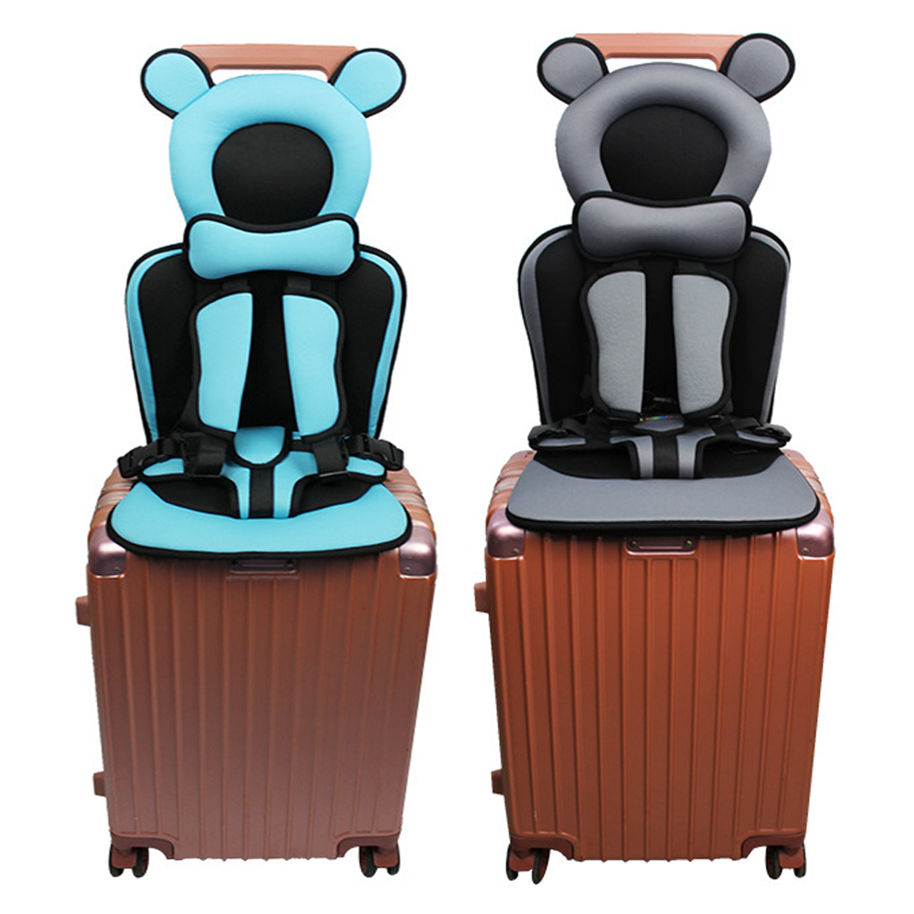 Saicheek Toddler Ride-On Travel Suitcase Baby Car Seat with Safety Rope & Travel Vest