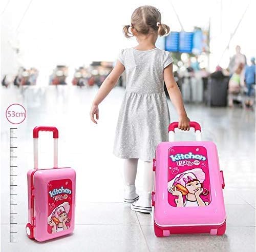 Smartcraft Little Chef Pretend Play Kitchen Set Pink Cooking Toy for Girls