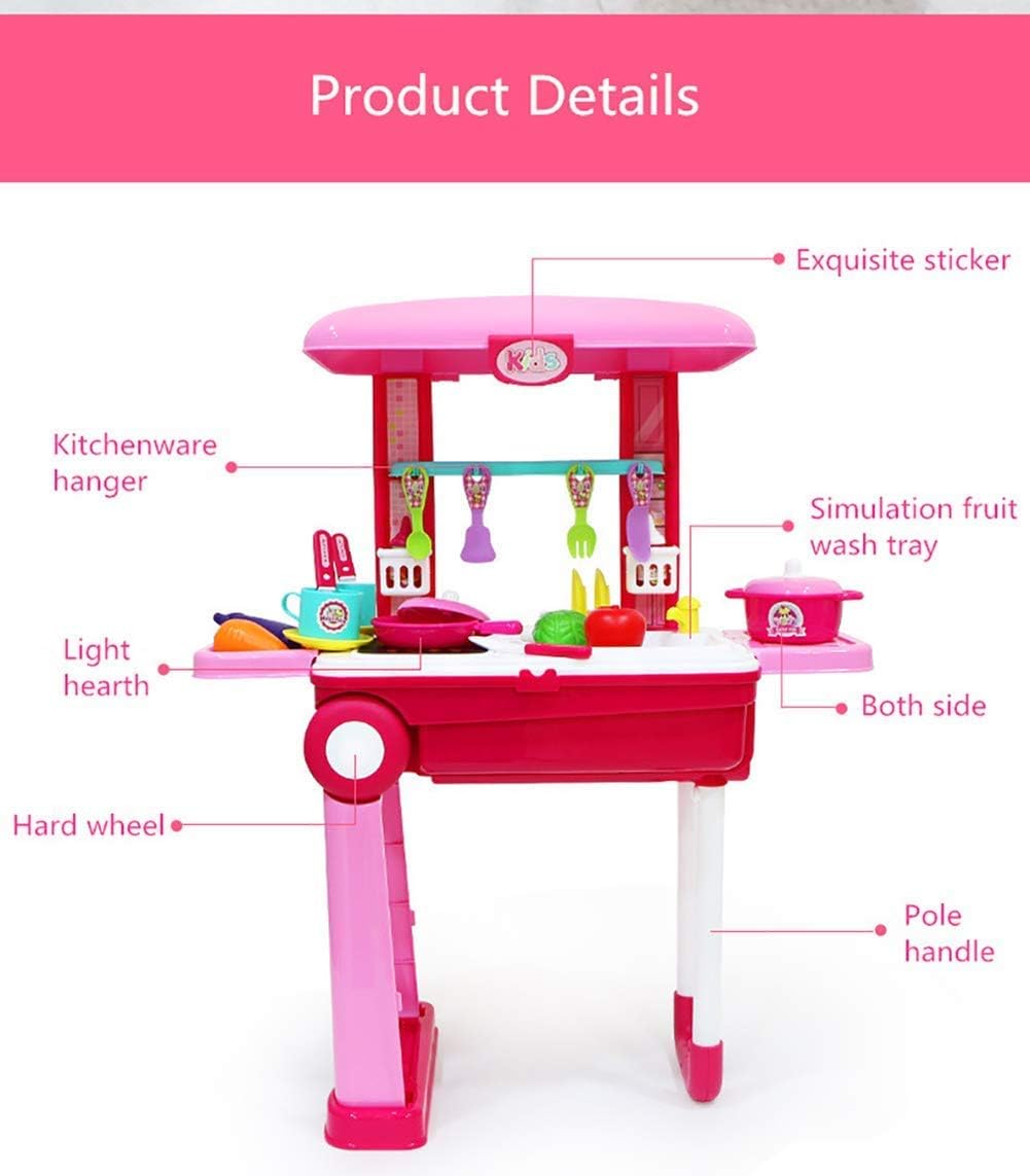 Smartcraft Little Chef Play Play Kitchen Toy Pink Cooking Toy for Girls