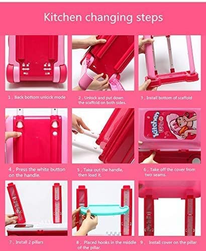 Smartcraft Little Chef Play Play Kitchen Toy Pink Cooking Toy for Girls