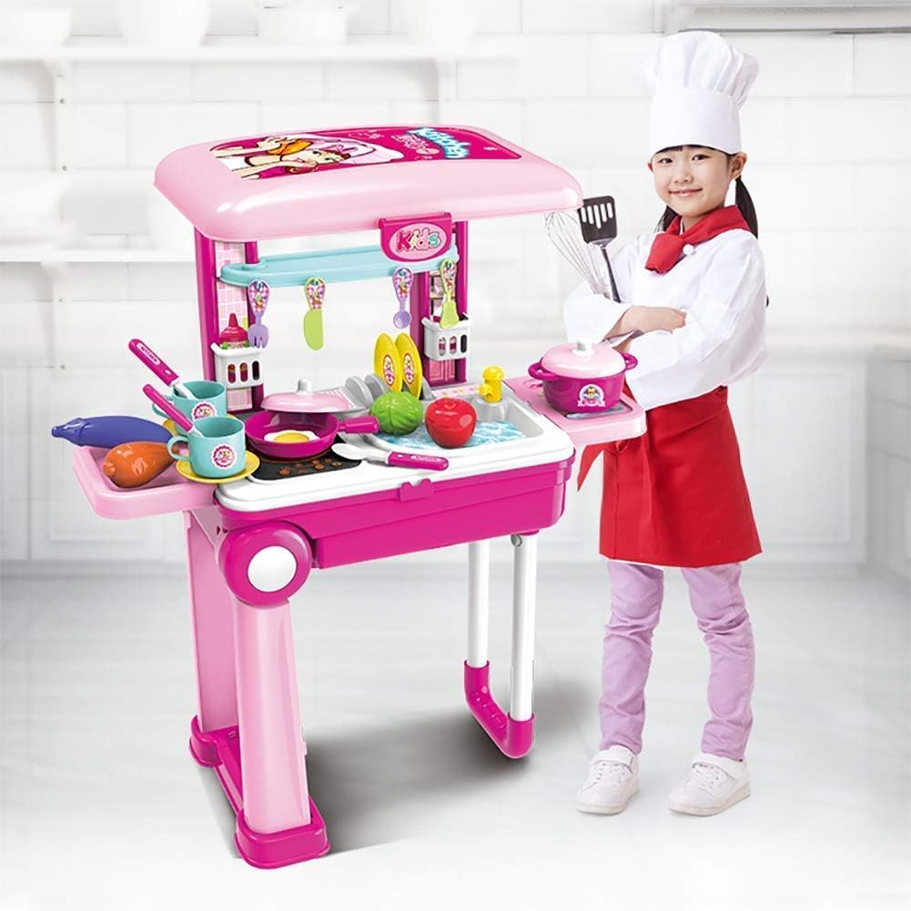 Smartcraft Little Chef Play Play Kitchen Toy Pink Cooking Toy for Girls