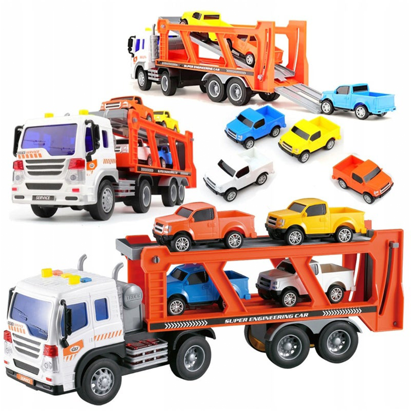Toy Car Transporter Truck with Lights & Sounds