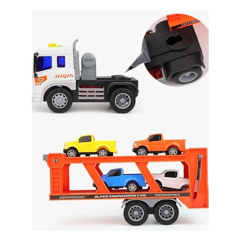 Toy Car Transporter Truck with Lights & Sounds