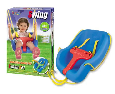 مجموعة أرجوحة للأطفال الصغار مزودة بقضيب أمان على شكل حرف T