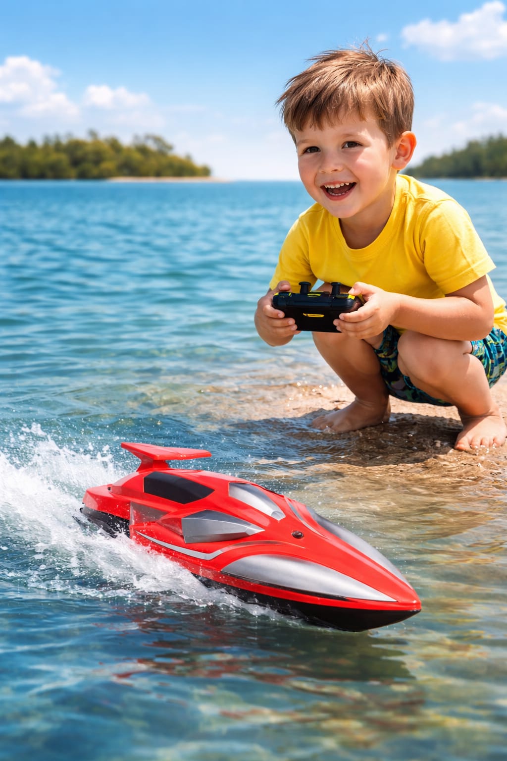 🚤 2.4G Remote Control Speed Boat – High-Speed Water Fun
