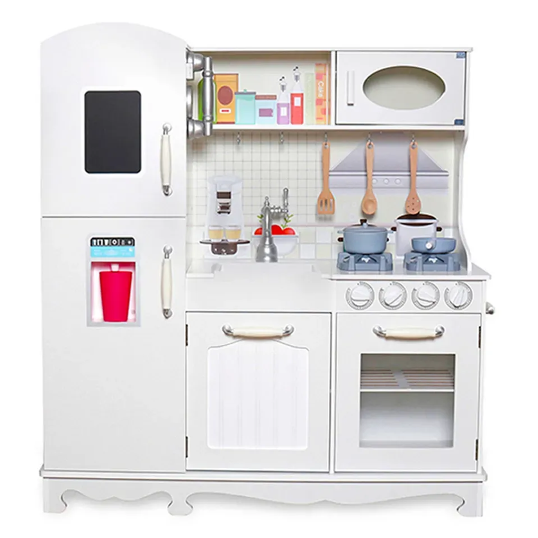 Wooden Kitchen Toy Playset for Kids 3 Years+