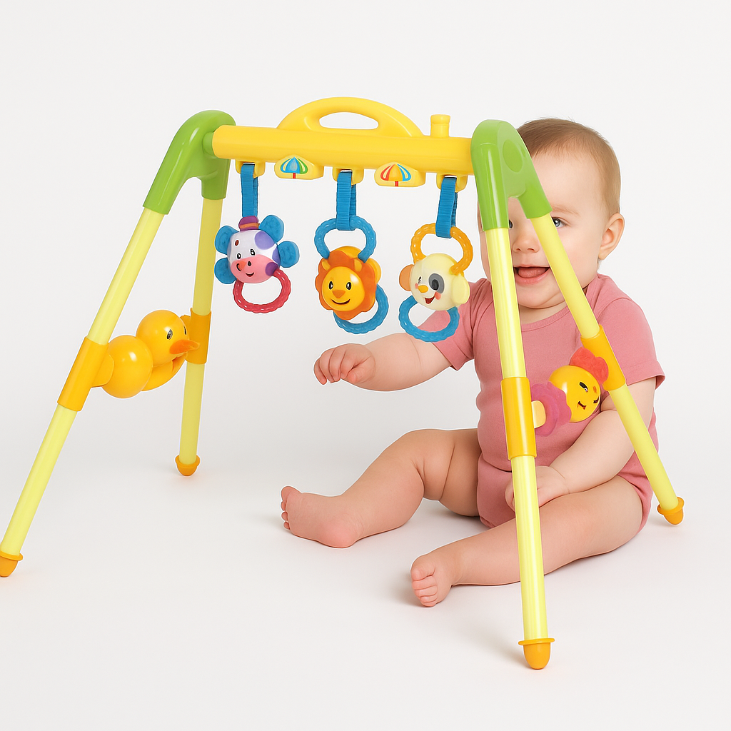 Huanger Multifunctional Baby Fitness Frame Educational & Developmental Toy for Newborns