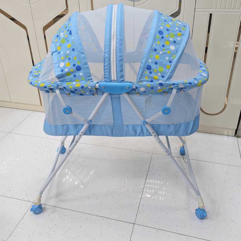 2 in 1 Folding Baby Travel Bed and Swing