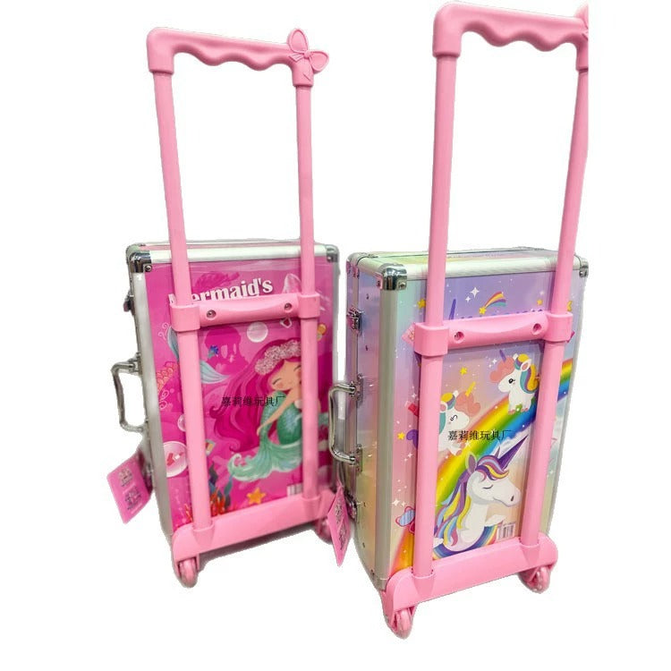 Jollyza Girls Rolling Makeup Artist Set Best Gift