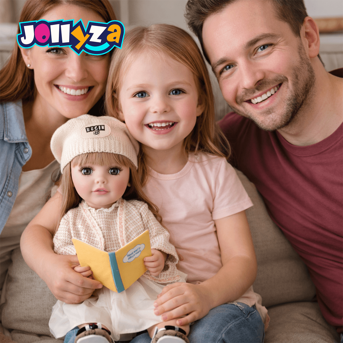 دمية جوليزا® التفاعلية الناطقة المصنوعة من السيليكون بطول 55 سم باللغة العربية