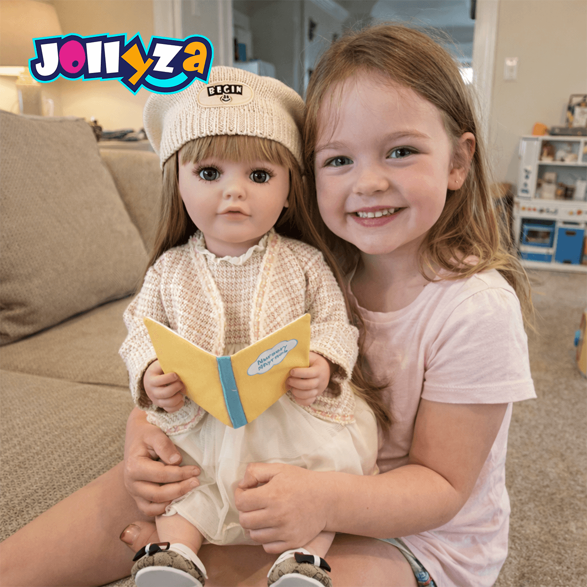 دمية جوليزا® التفاعلية الناطقة المصنوعة من السيليكون بطول 55 سم باللغة العربية