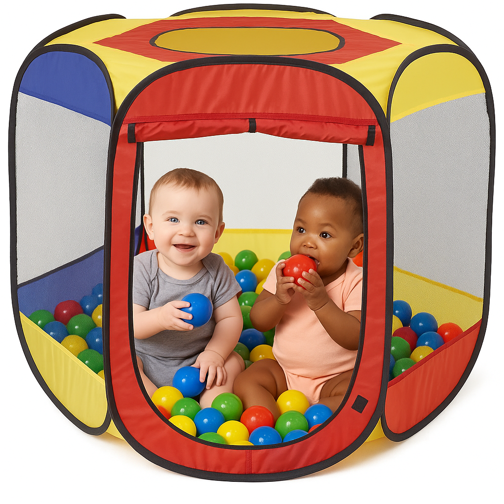 Magic Ball Pit Tent with 100 Balls for Kids Girls and Boys