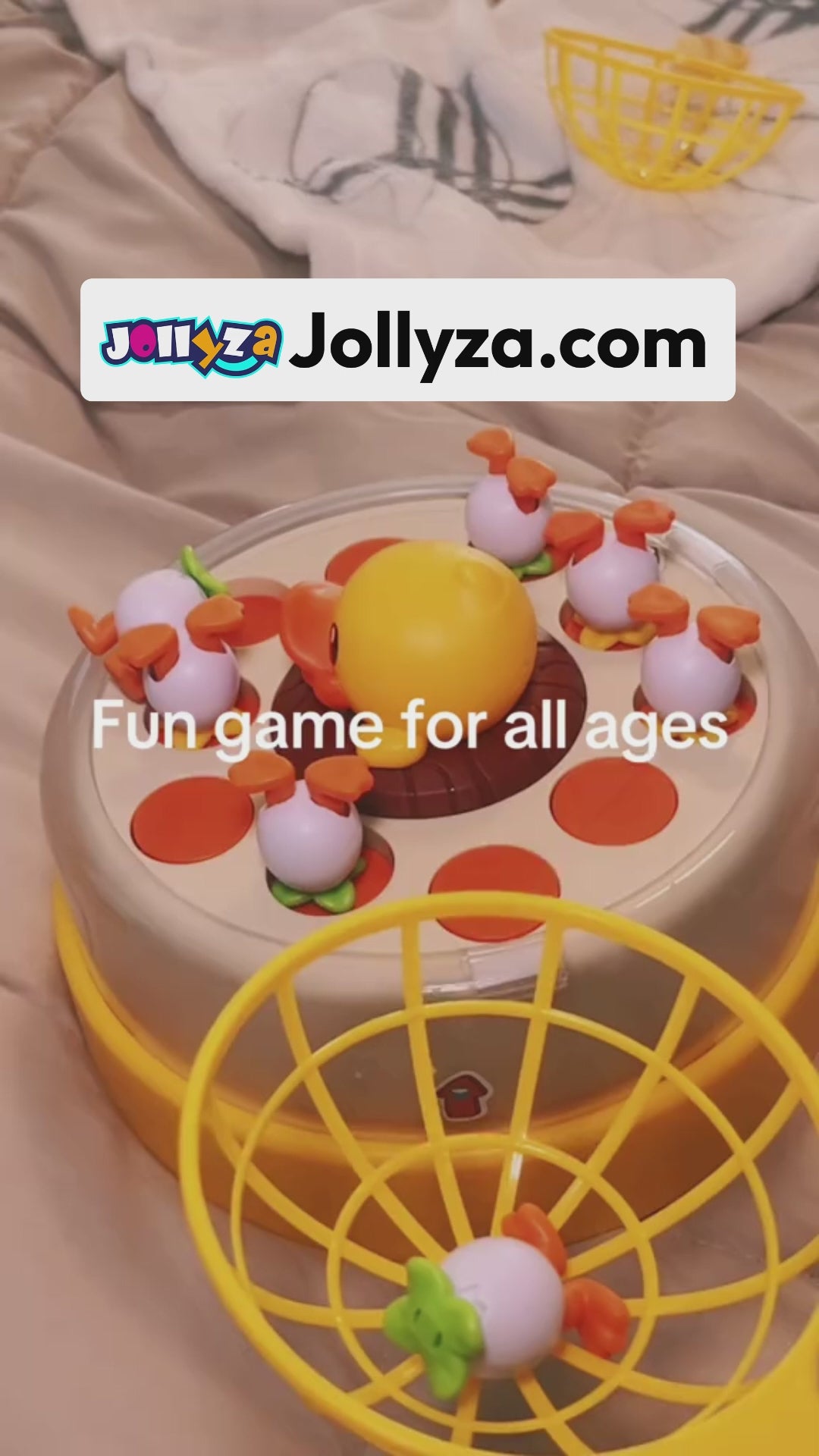 Duck Bounce & Catch Game Fun Board Game for Kids Ages 3-8