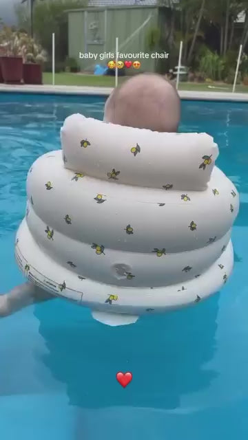 Inflatable Baby Chair Soft & Supportive Seat for Bath & Playtime