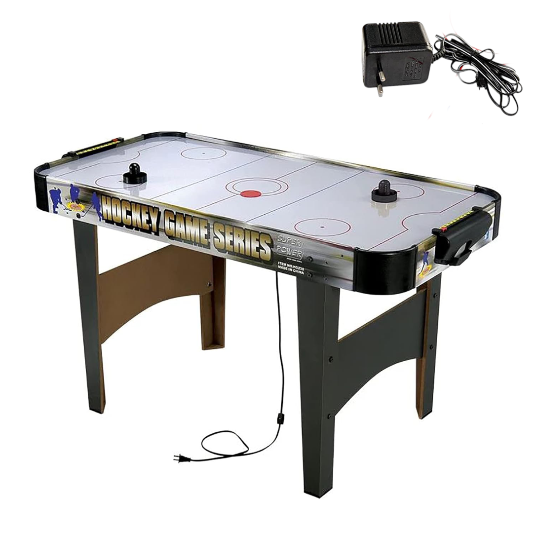 137cm Large Wooden Air Hockey Table Indoor Game for Kids & Adults